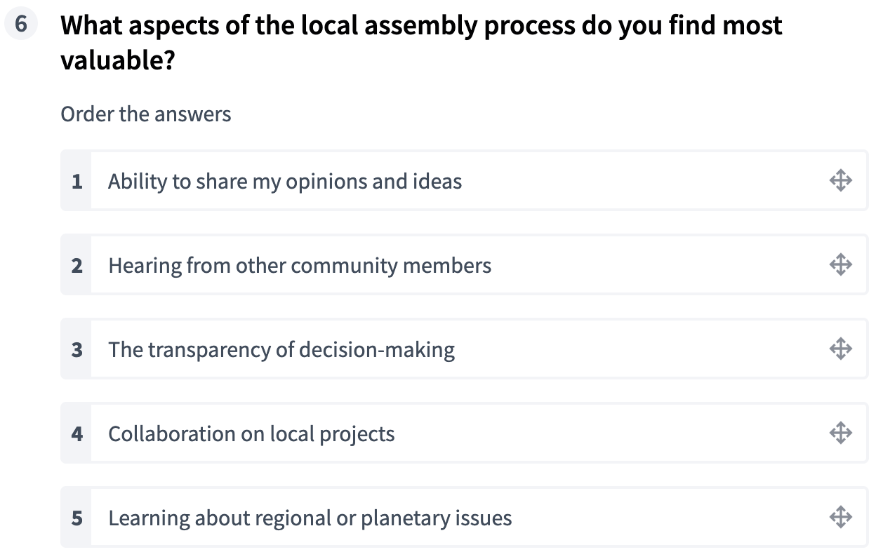 Sorting type - frontend