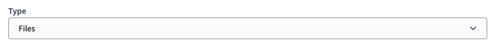 Tipo de archivos - backend